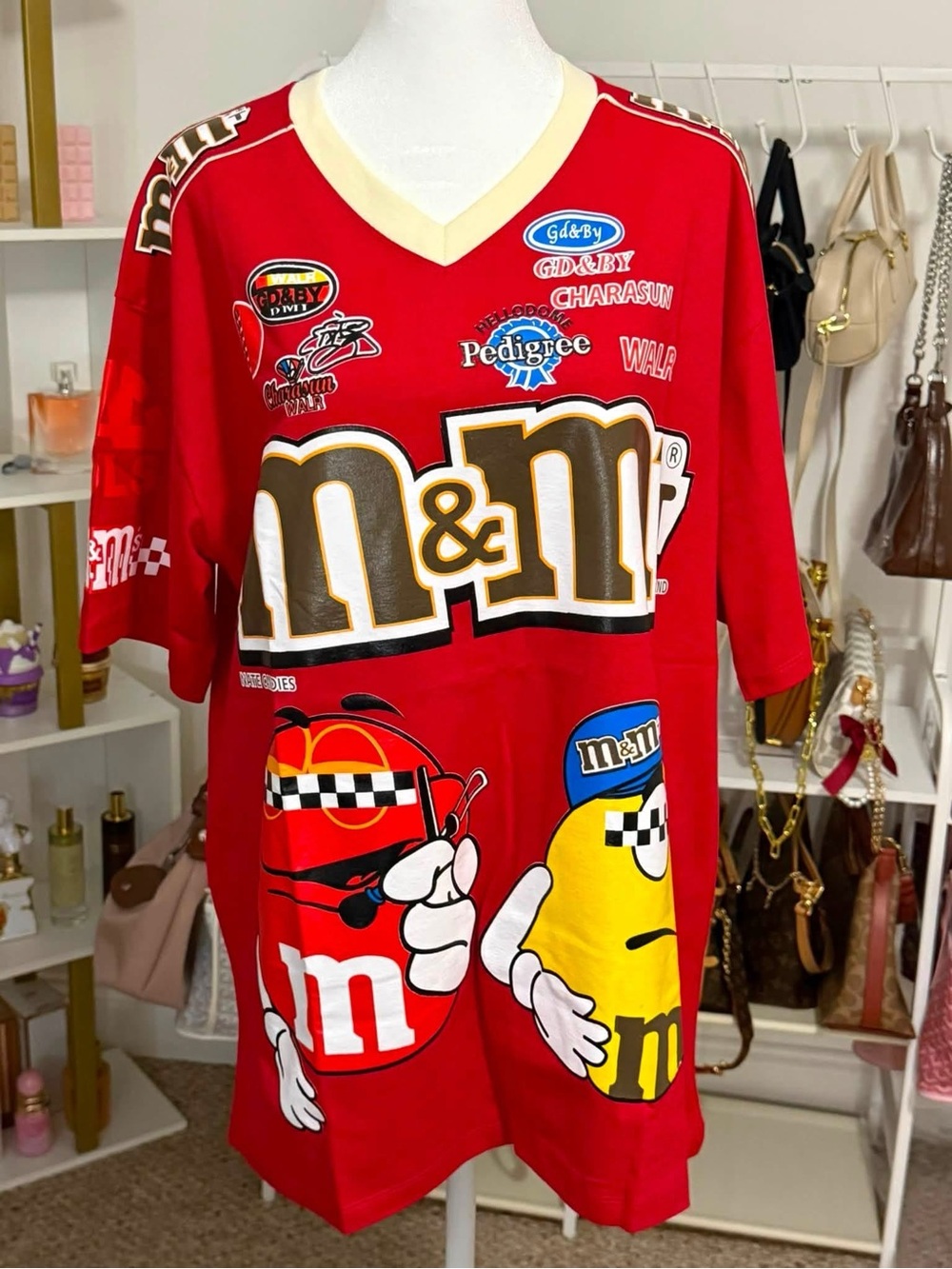 M&M's Red Graphic Racing Tee